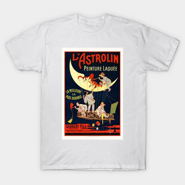 L'Astrolin France Vintage Poster 1900 T-Shirt by vintagetreasure